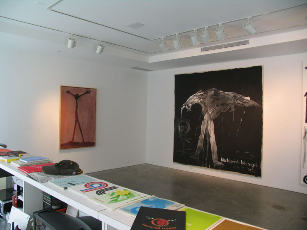 Large artworks in gallery