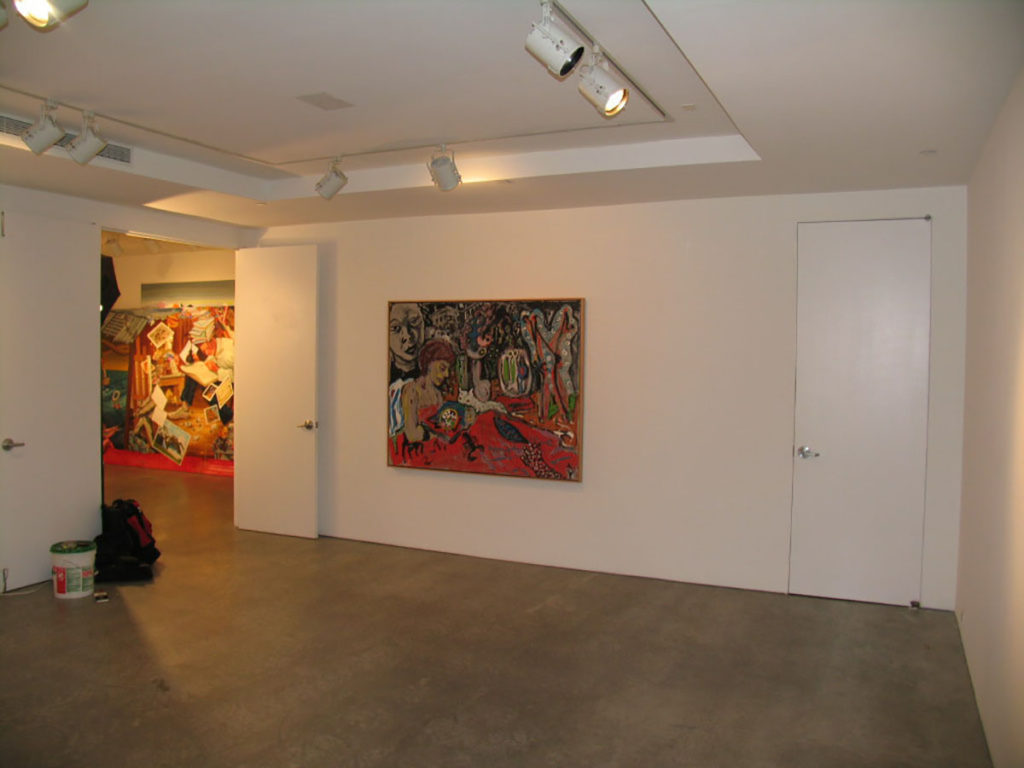 Painting in gallery
