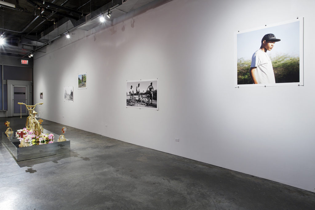 photographs in a gallery