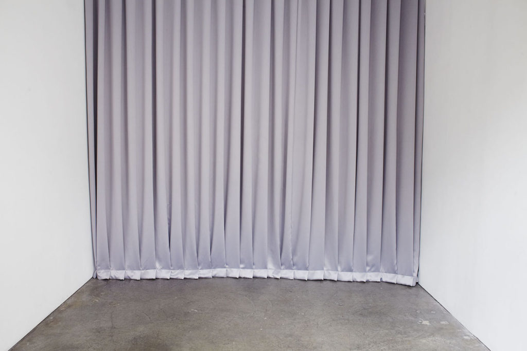 curtain on a wall