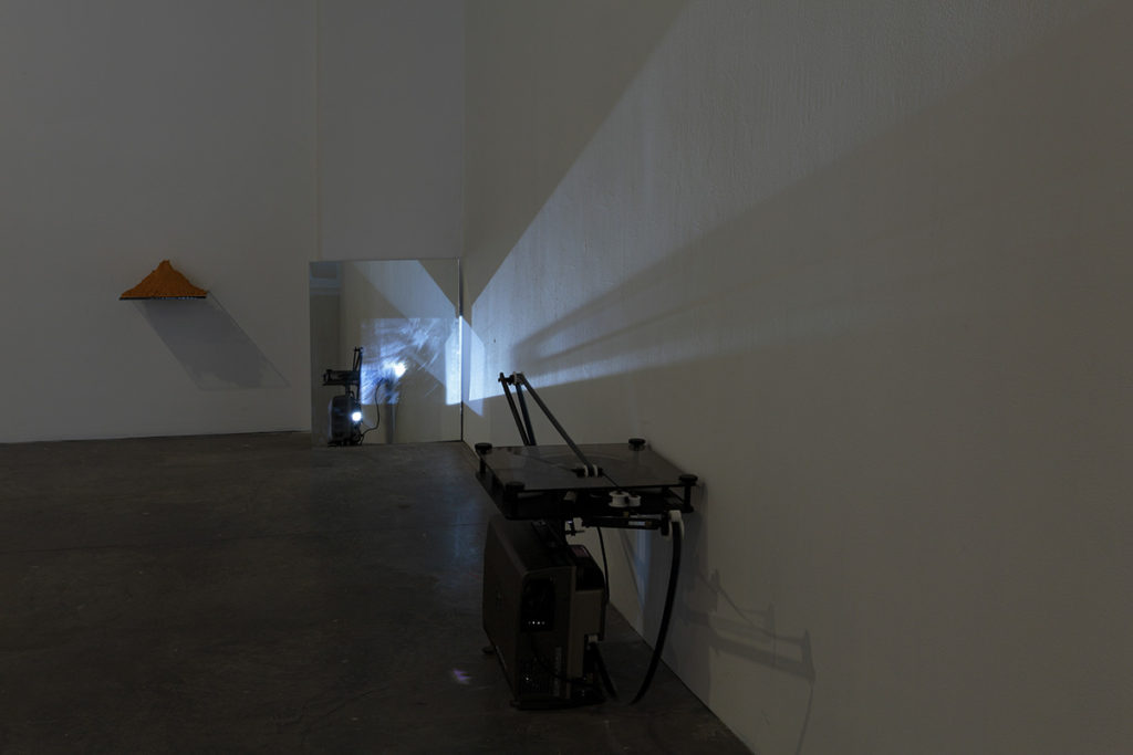 projector in a gallery