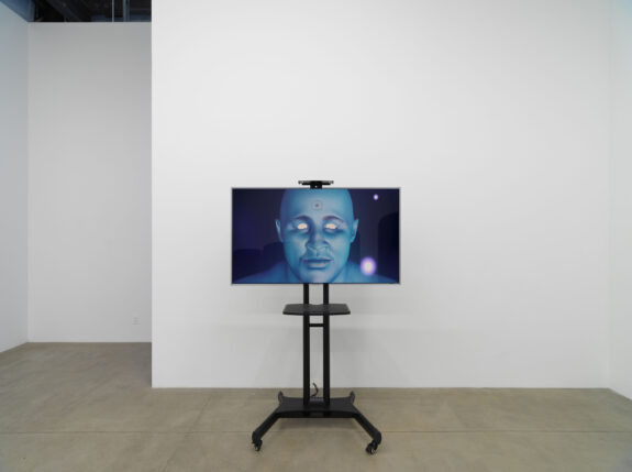 American Artist, I'M BLUE (IF I WAS █████ I WOULD DIE), installation view