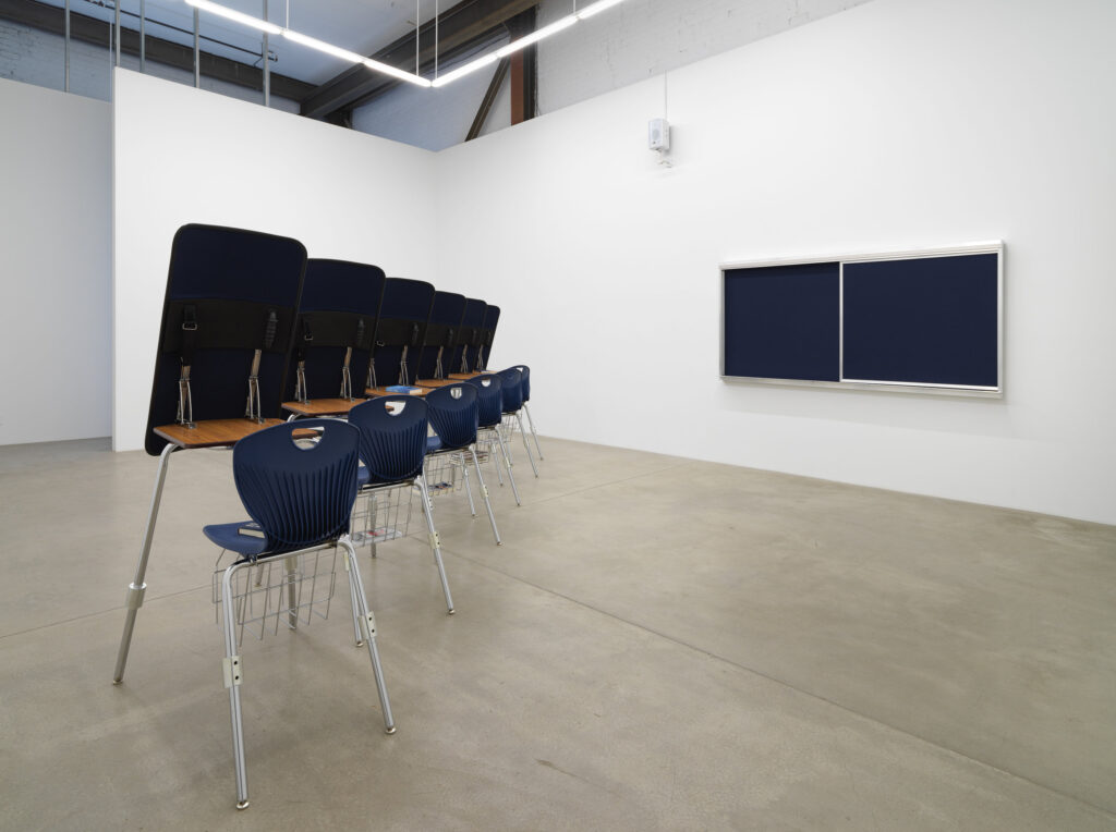 American Artist, I'M BLUE (IF I WAS █████ I WOULD DIE), installation view