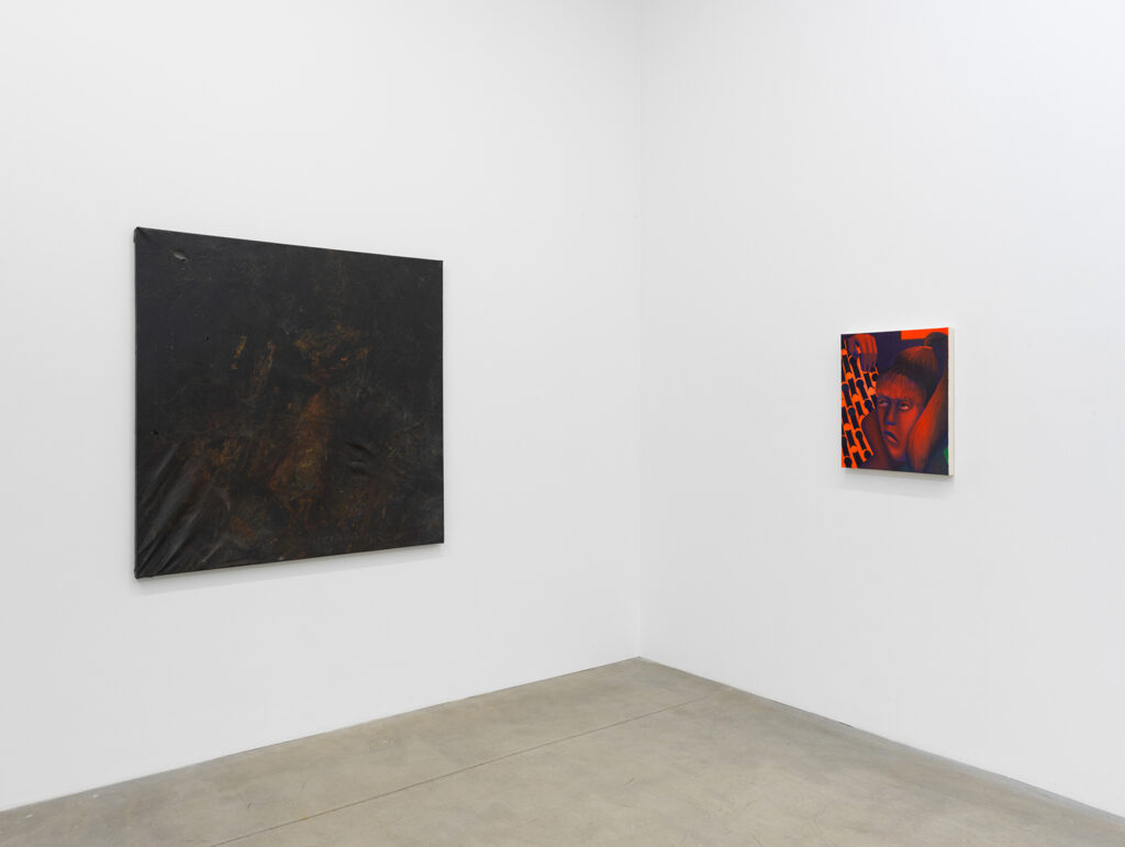 Rindon Johnson and Coady Brown, entering a song installation view